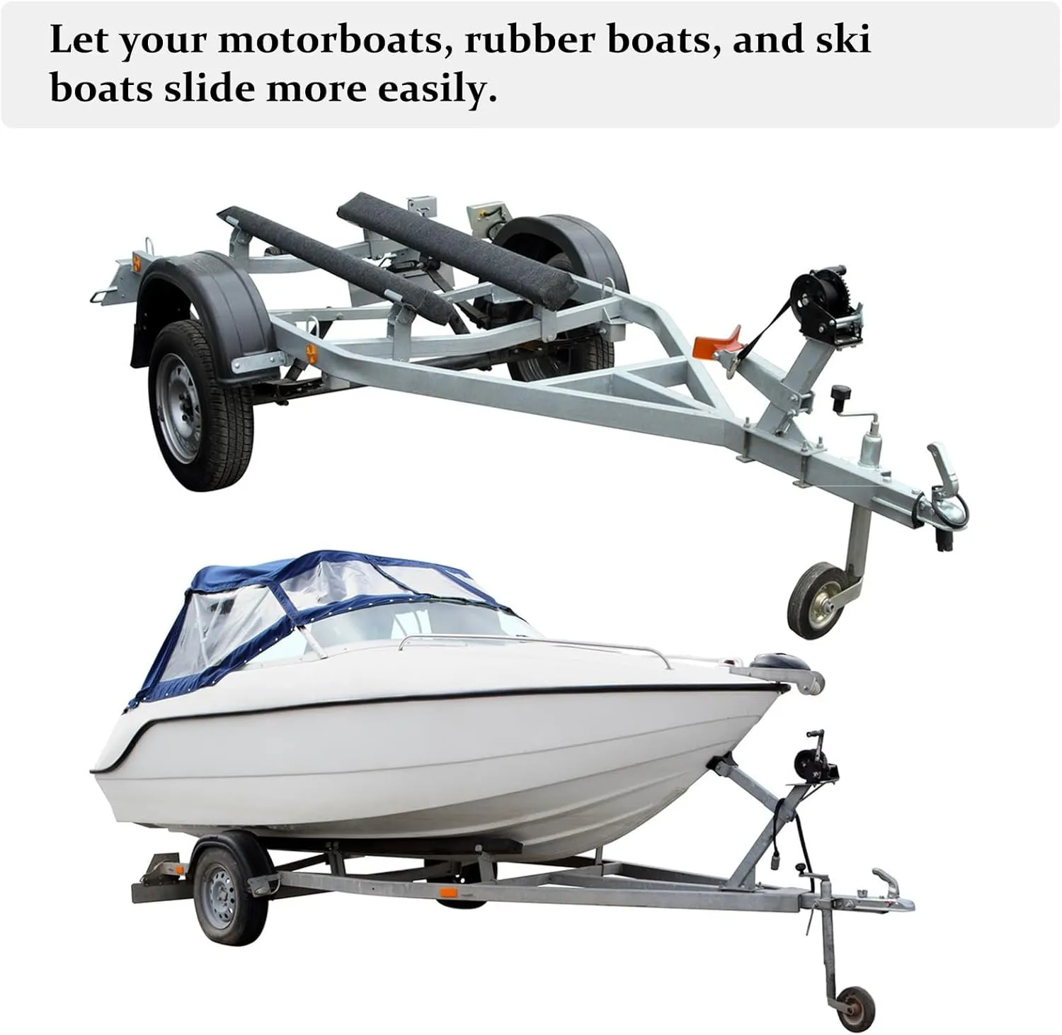 Boat Trailer Bunk Carpet, 2 Pcs 12in x 13ft Boat Bunk Carpet, Adhesive Backed Marine Carpet Trailer Bunk Padding for Outdoor Boats Trailers Jet Ski Ramps Trailer Accessories