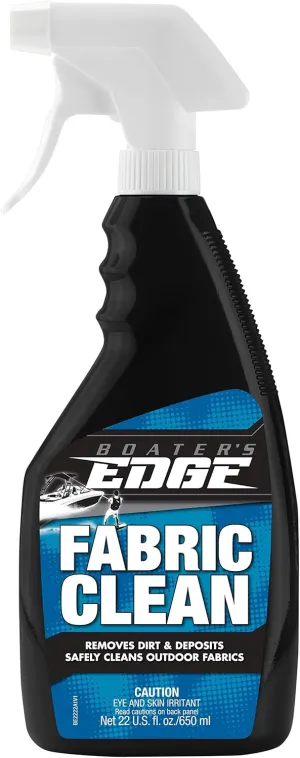 BOATER'S EDGE Fabric Clean - Marine Grade Fabric & Canvas Cleaner   Stain Remover - 32 OZ (BE2222)