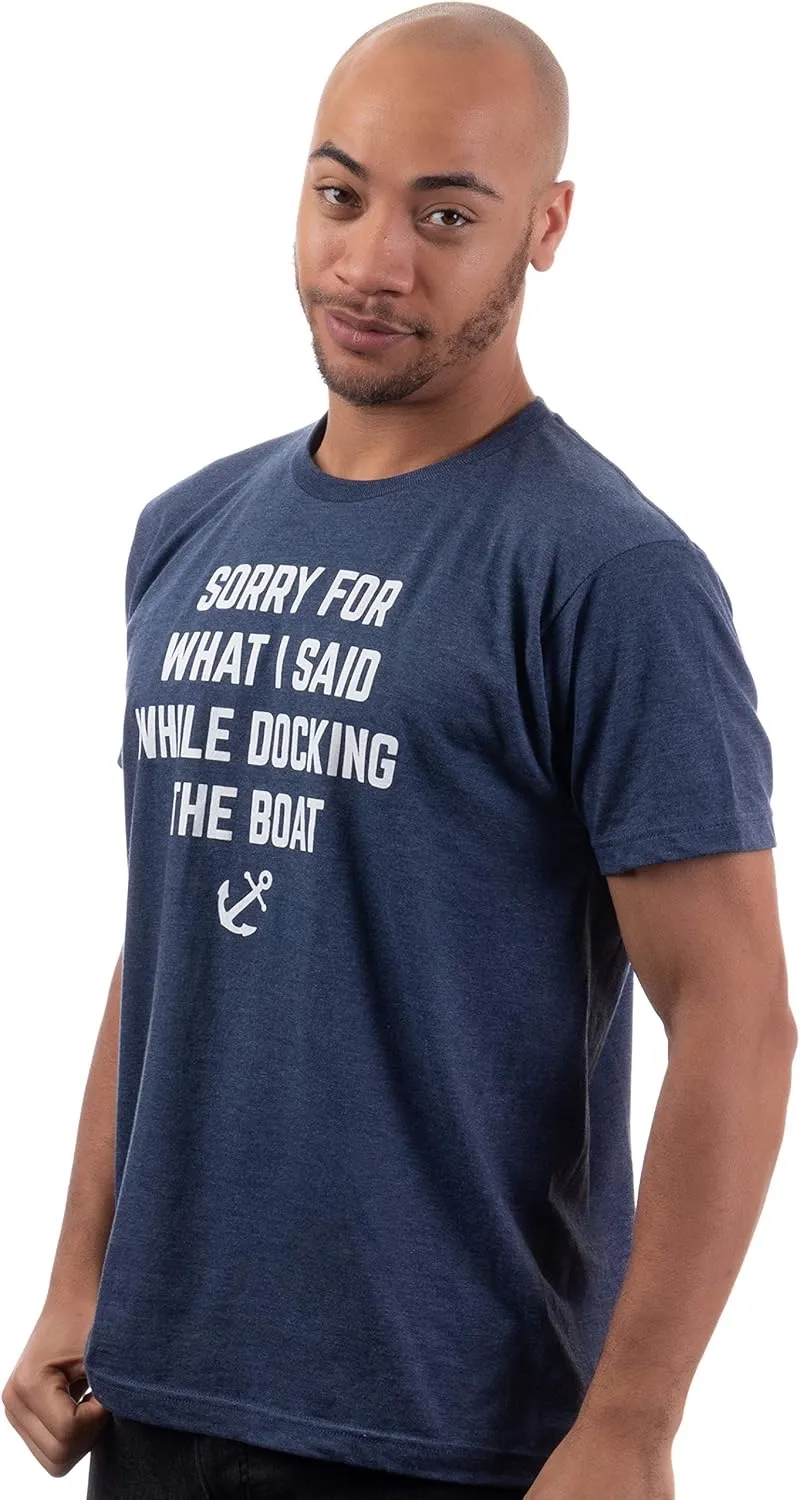 Boating Humor Tee Shirts - Funny Boat Captain, Nautical Fishing Joke T-Shirts for Men or Women