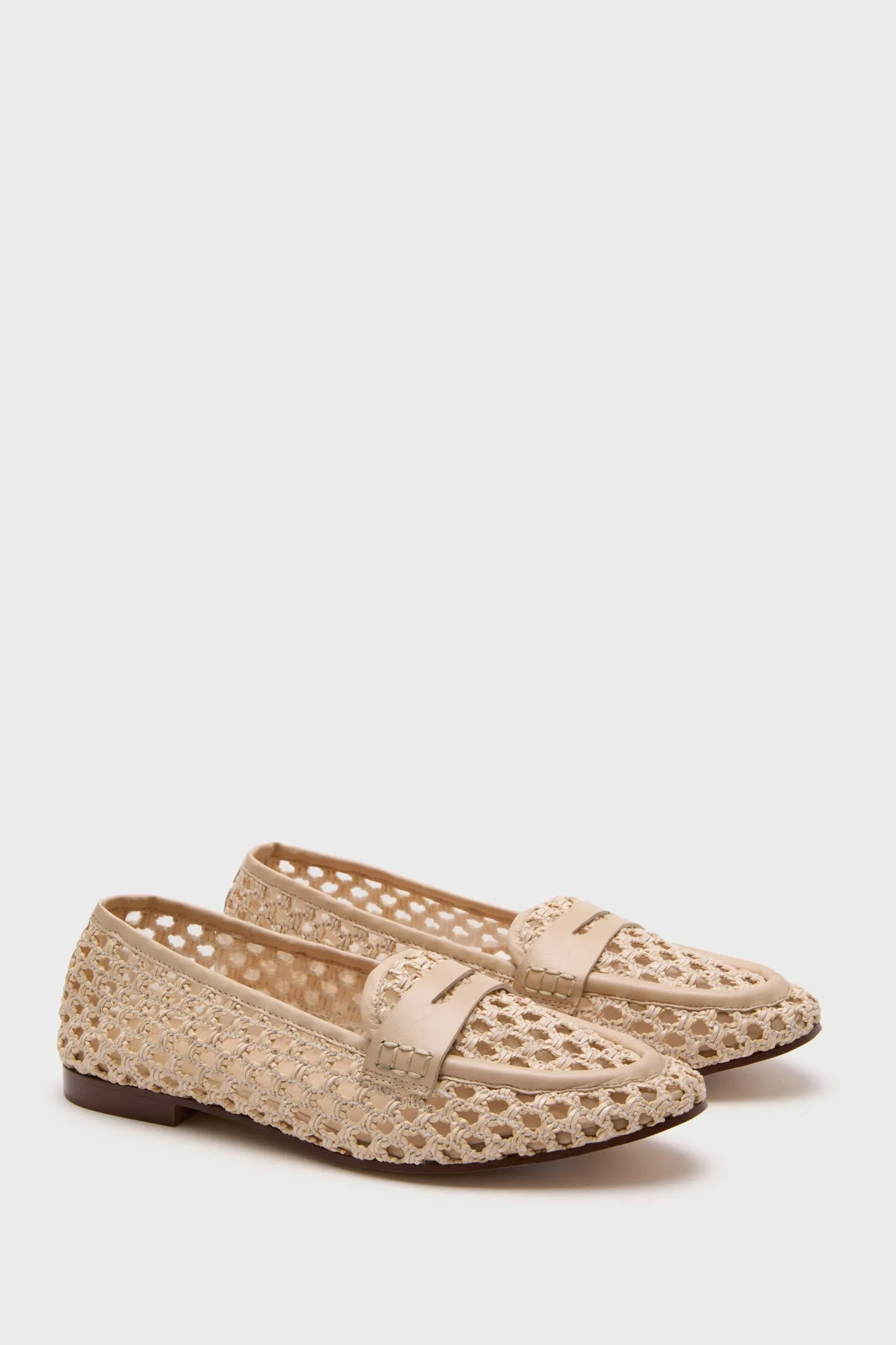 Bone Woven Rowan Loafers