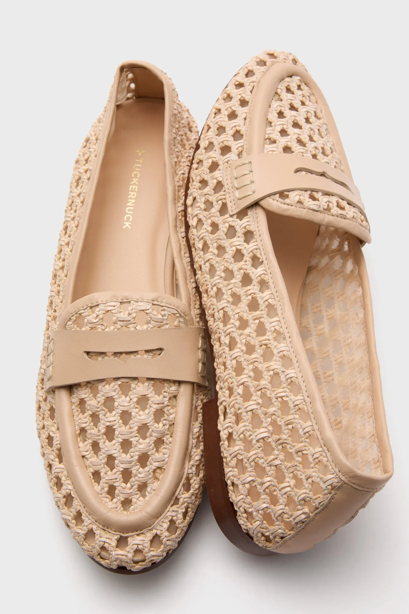 Bone Woven Rowan Loafers