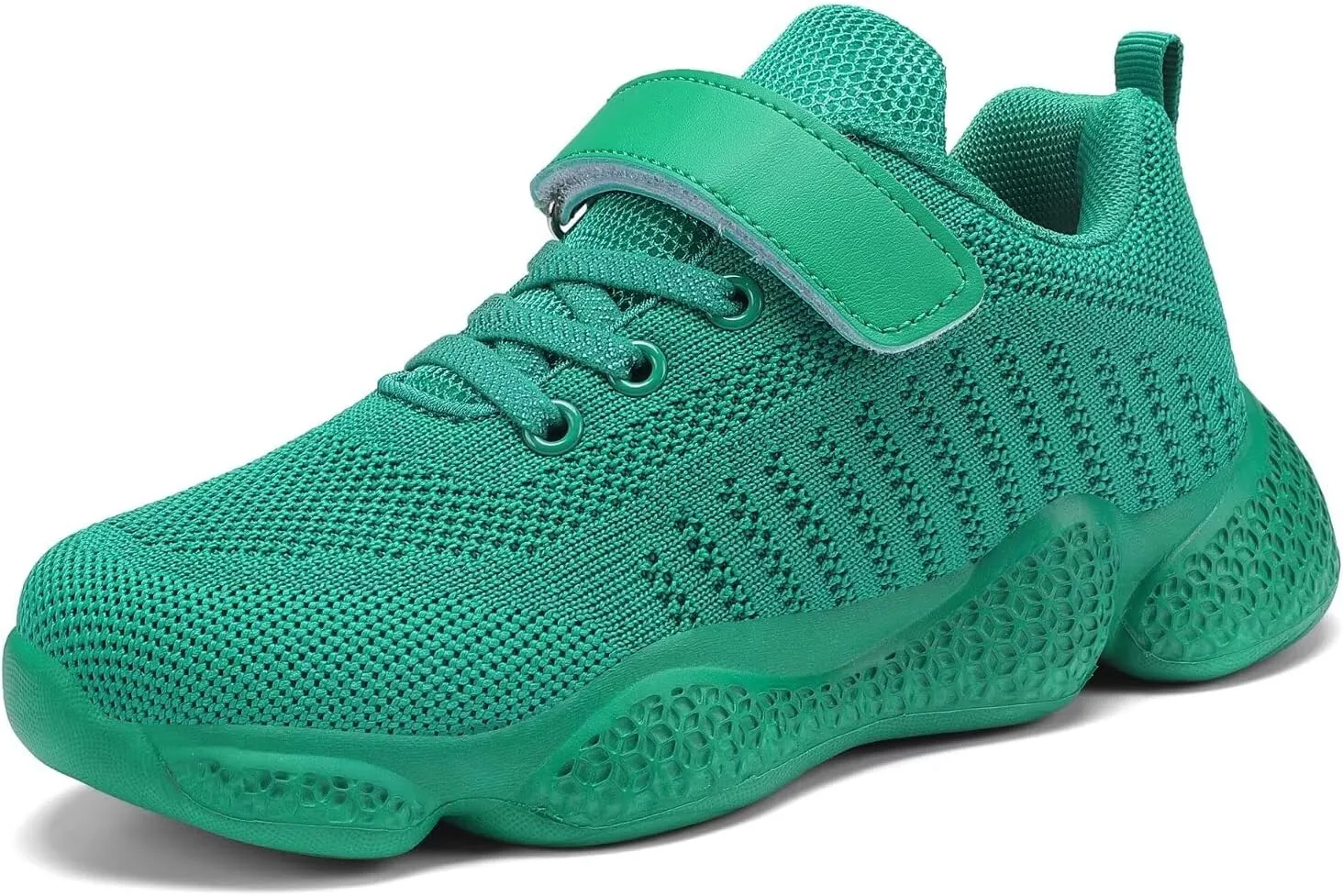 Boys Girls Sneakers Knitted Mesh Sports Shoes Breathable Lightweight Running Shoes for Kids Fashion Athletic Casual Shoes (Little/Big)