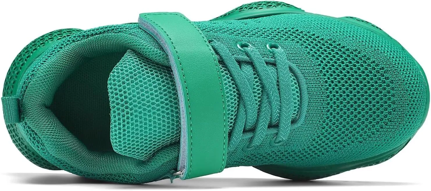 Boys Girls Sneakers Knitted Mesh Sports Shoes Breathable Lightweight Running Shoes for Kids Fashion Athletic Casual Shoes (Little/Big)