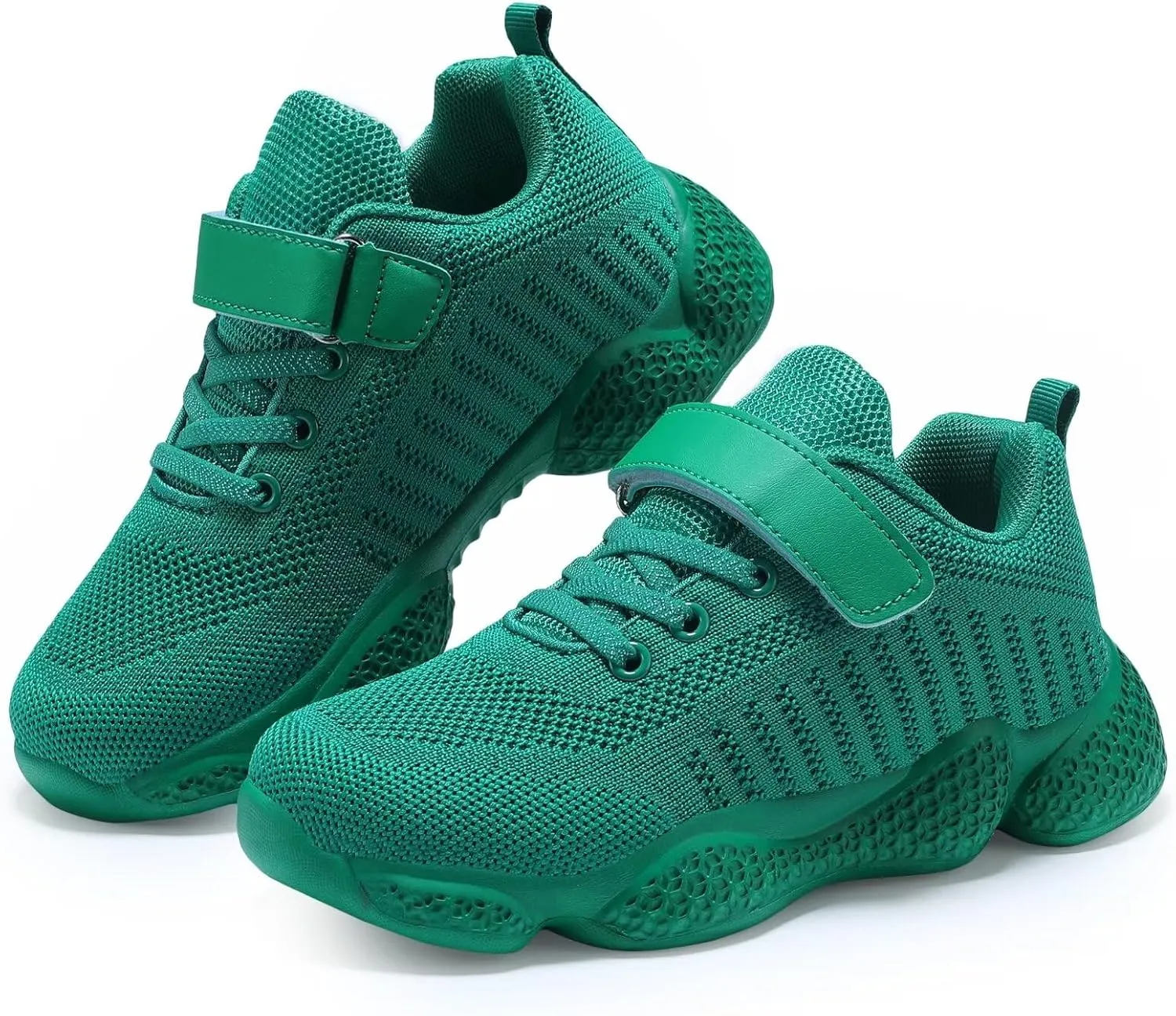 Boys Girls Sneakers Knitted Mesh Sports Shoes Breathable Lightweight Running Shoes for Kids Fashion Athletic Casual Shoes (Little/Big)