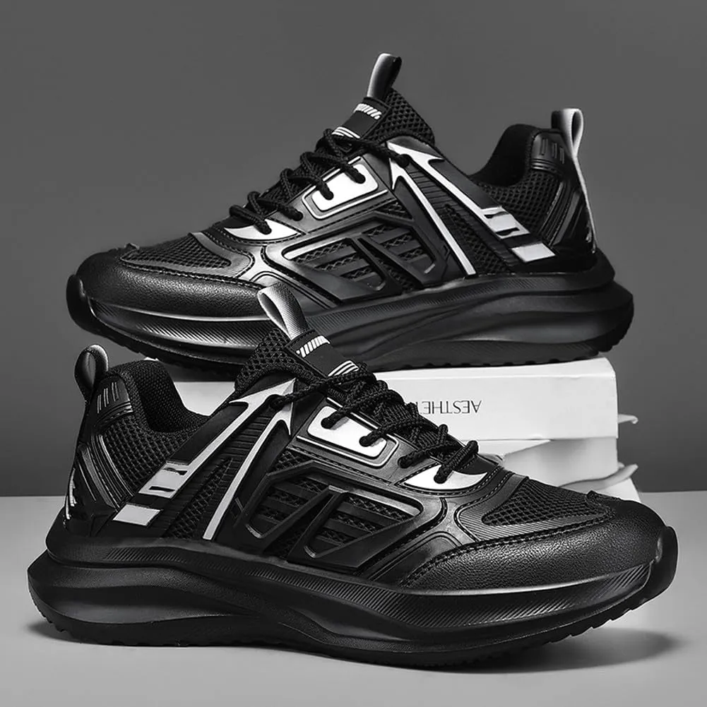 Breathable Mesh Casual Chunky Sneakers Lightweight Road Running Jogging Walking Shoes