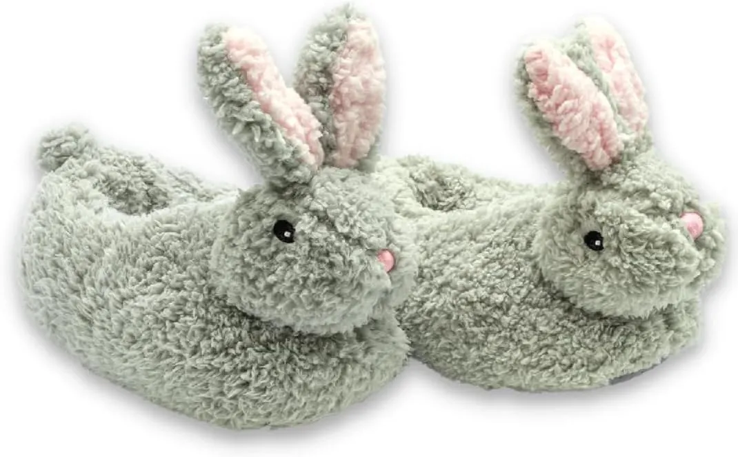 Bright Line Eating Toddlers Bunny Slippers, Kids House Shoes for Toddlers, Bunny House Shoes