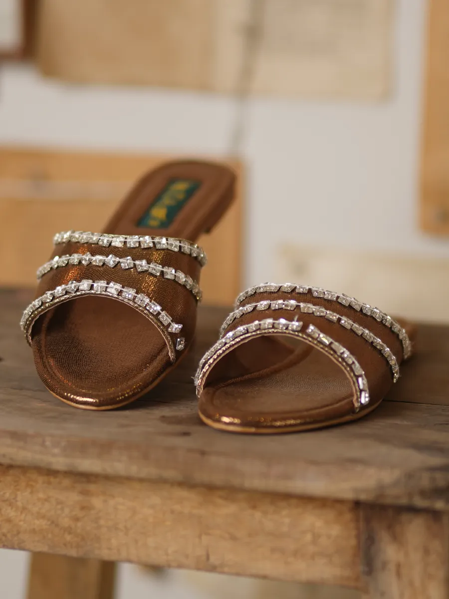 Brown Coper Slipper