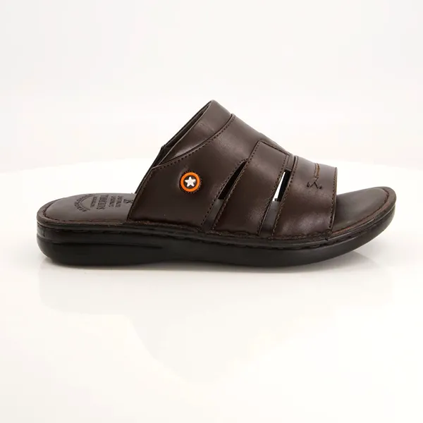 Brown medicated slippers