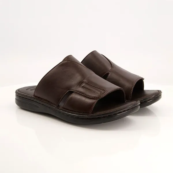 Brown medicated slippers