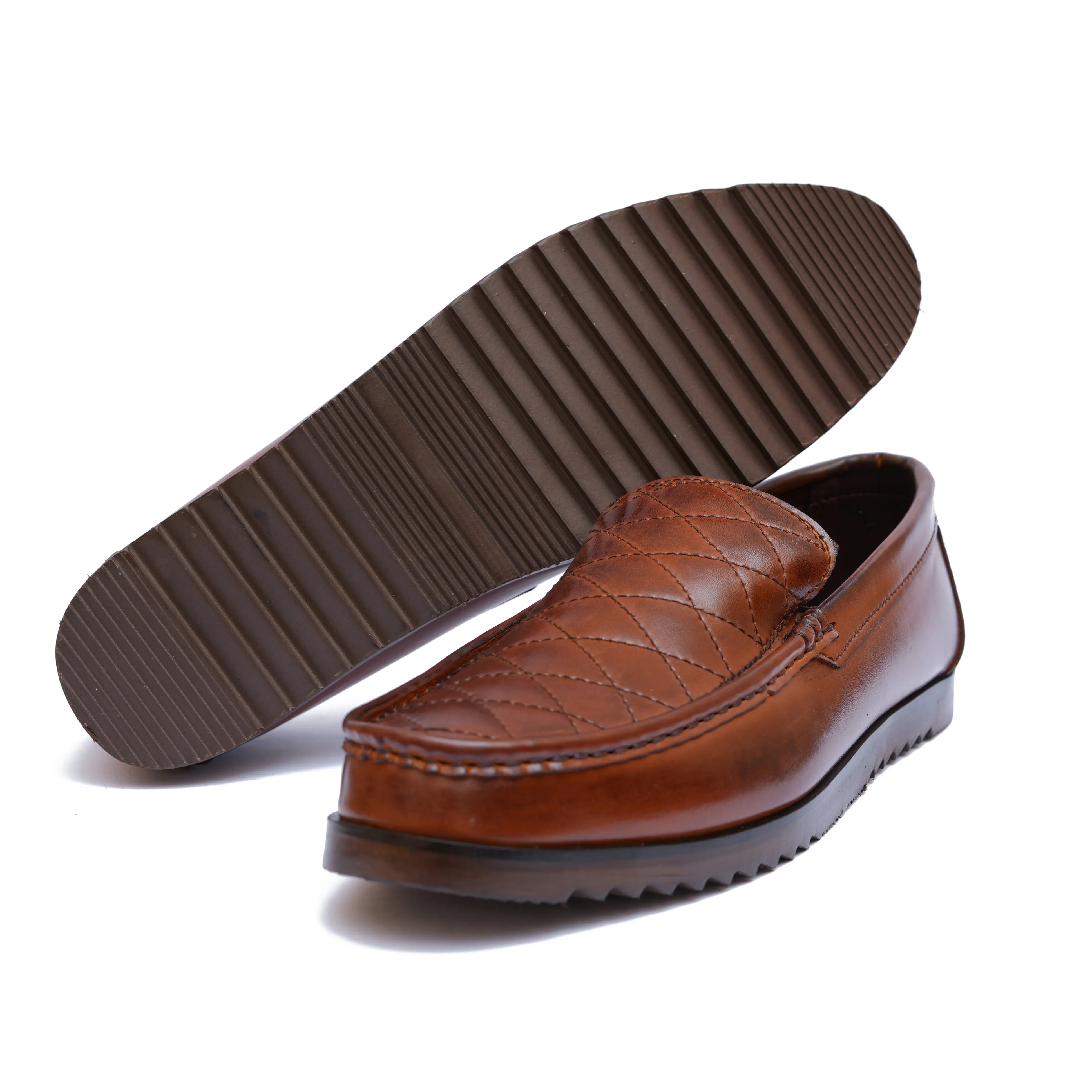 Brown Vibram Cherry Loafer