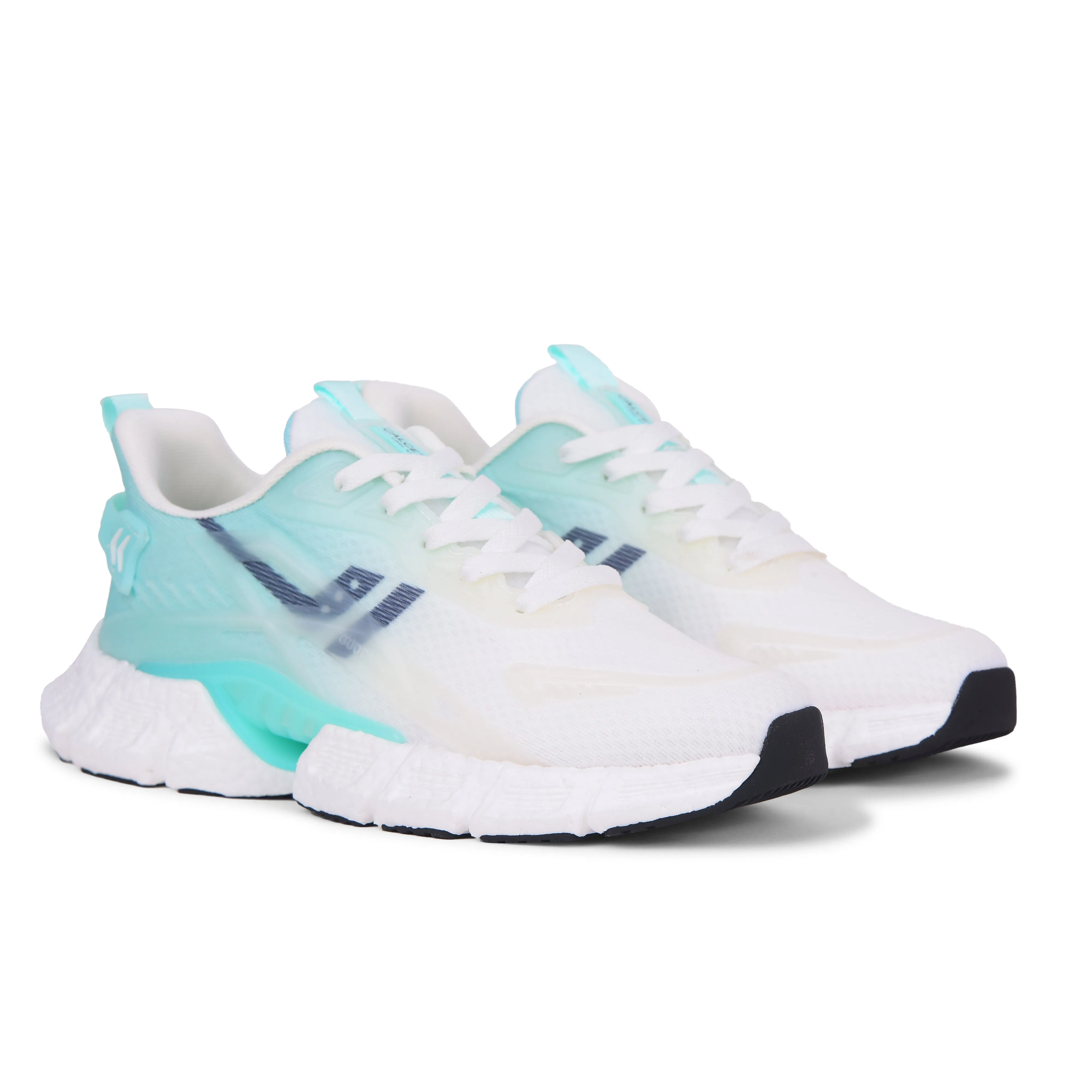 Calcetto Lightweight Casual Men's Running Sports Shoes CLT-1015 White Aqua