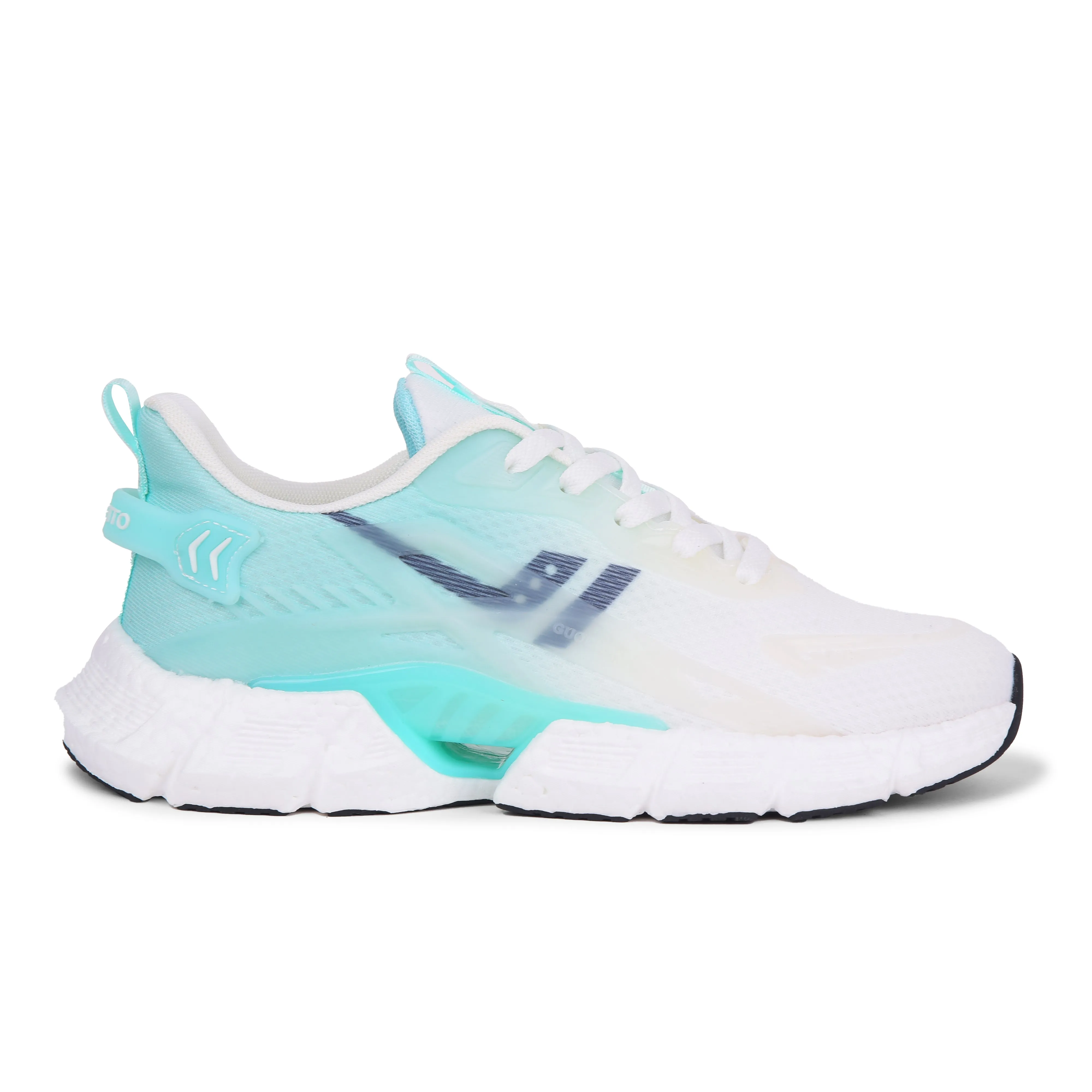 Calcetto Lightweight Casual Men's Running Sports Shoes CLT-1015 White Aqua