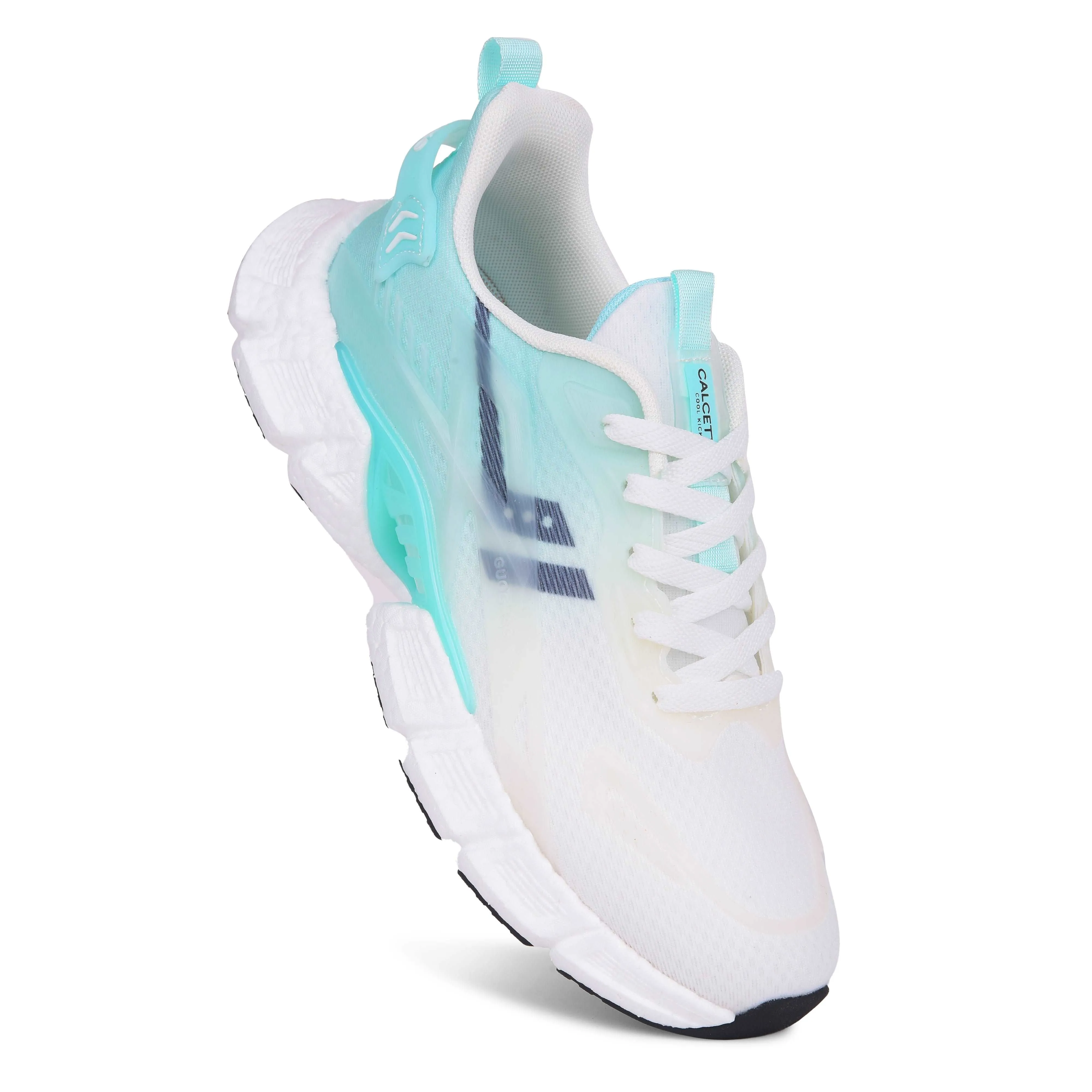 Calcetto Lightweight Casual Men's Running Sports Shoes CLT-1015 White Aqua