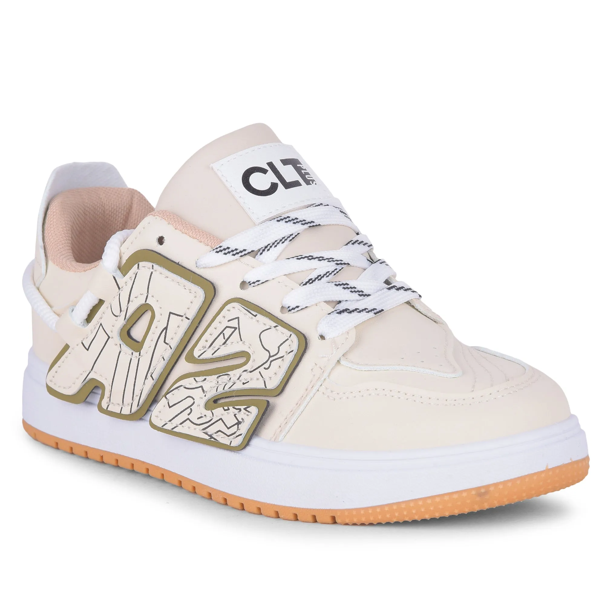 Calcetto Lightweight Casual Women'S Sneakers Shoes LDS-036 Beige