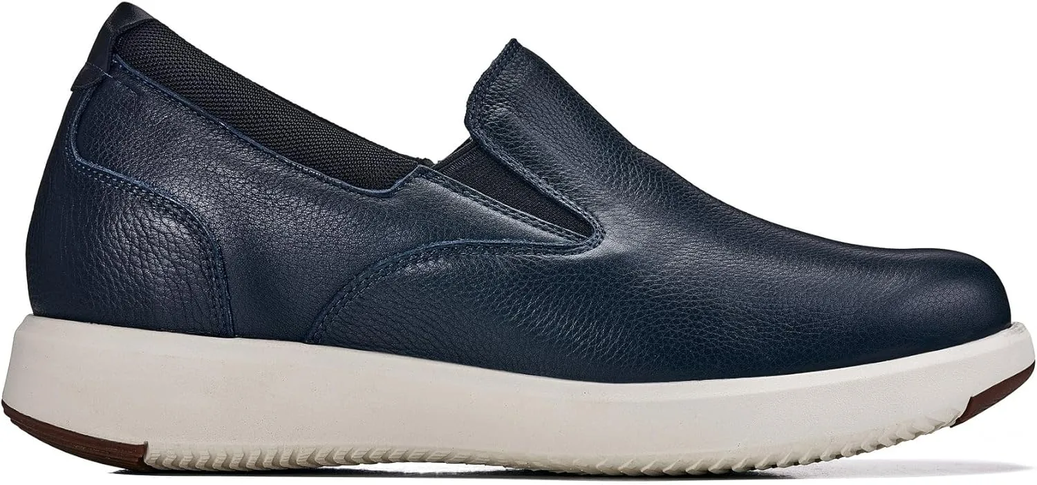 CALTO Men's Invisible Height Increasing Elevator Loafers - Dark Slate Blue Lightweight Slip-on Casual Loafers - 2.8 Inches Taller - J1421 - Size 6 D(M) US