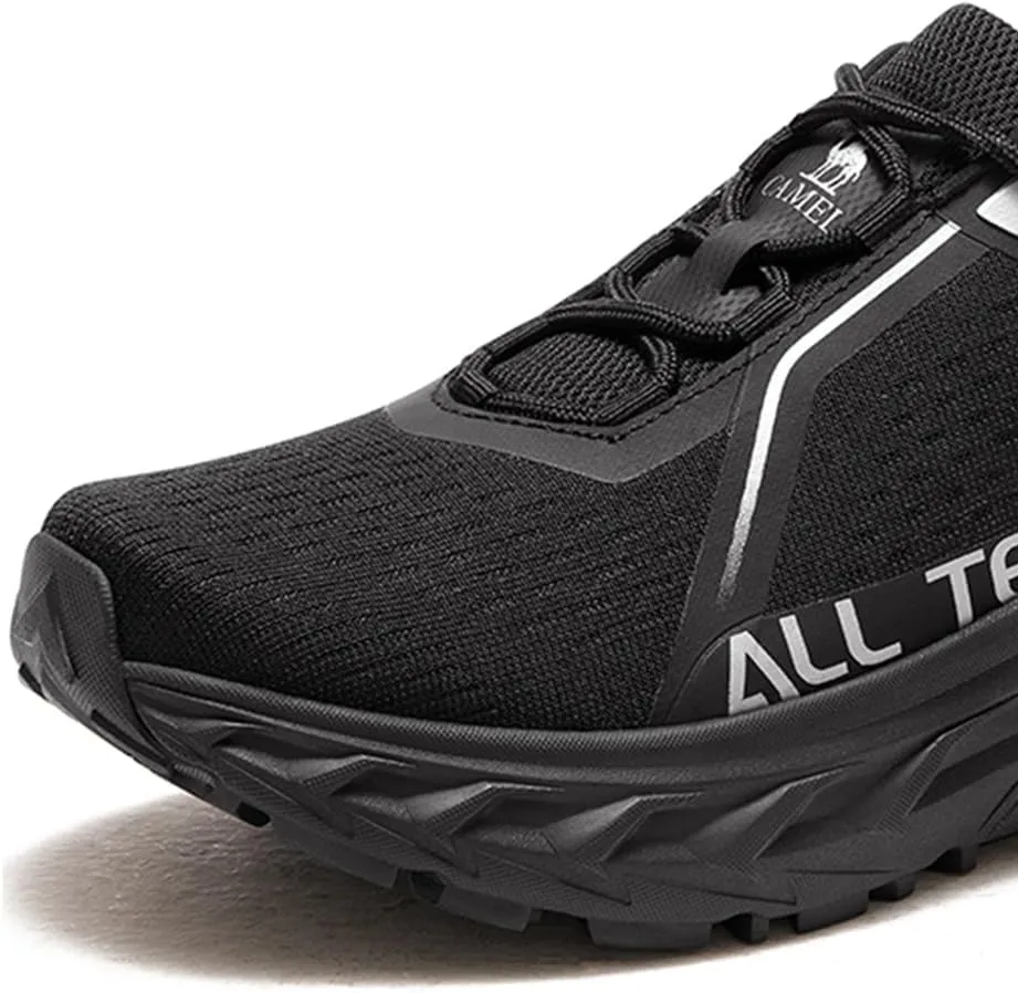 CAMEL CROWN Women's Trail Running Shoes - Anti-Slip Hiking Sneakers with Shock Absorption, Lightweight Breathable for Outdoor Trekking, Casual Sports
