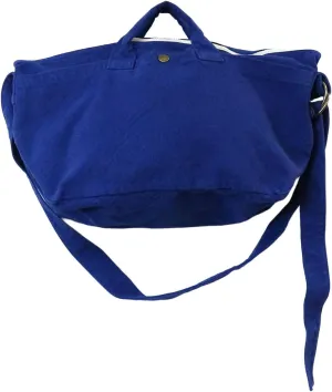 Canvas Boat-shaped Tote Bag Zipper Cotton100% japan Washable Adjustable Lightweight Soft ZIP Bag (VC-39)