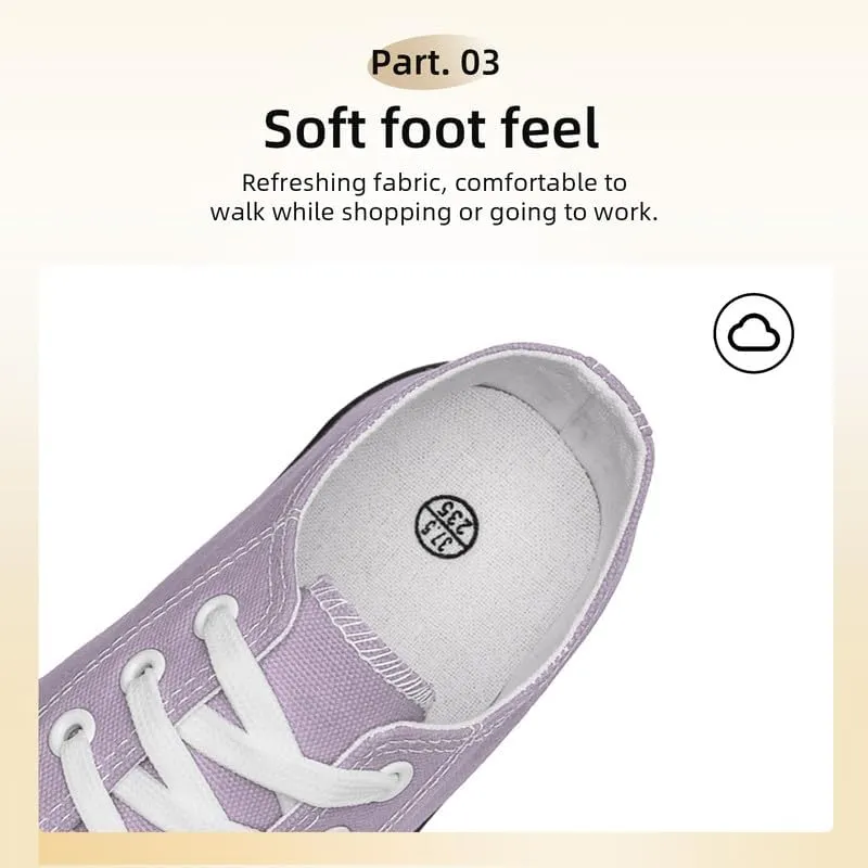 Canvas Shoes for Women Men Low Top Lace Up Sneakers Canvas Fashion Sneakers Classic Casual Walking Shoes Comfortable Breathable