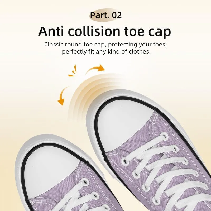 Canvas Shoes for Women Men Low Top Lace Up Sneakers Canvas Fashion Sneakers Classic Casual Walking Shoes Comfortable Breathable
