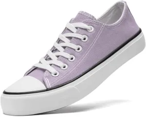 Canvas Shoes for Women Men Low Top Lace Up Sneakers Canvas Fashion Sneakers Classic Casual Walking Shoes Comfortable Breathable