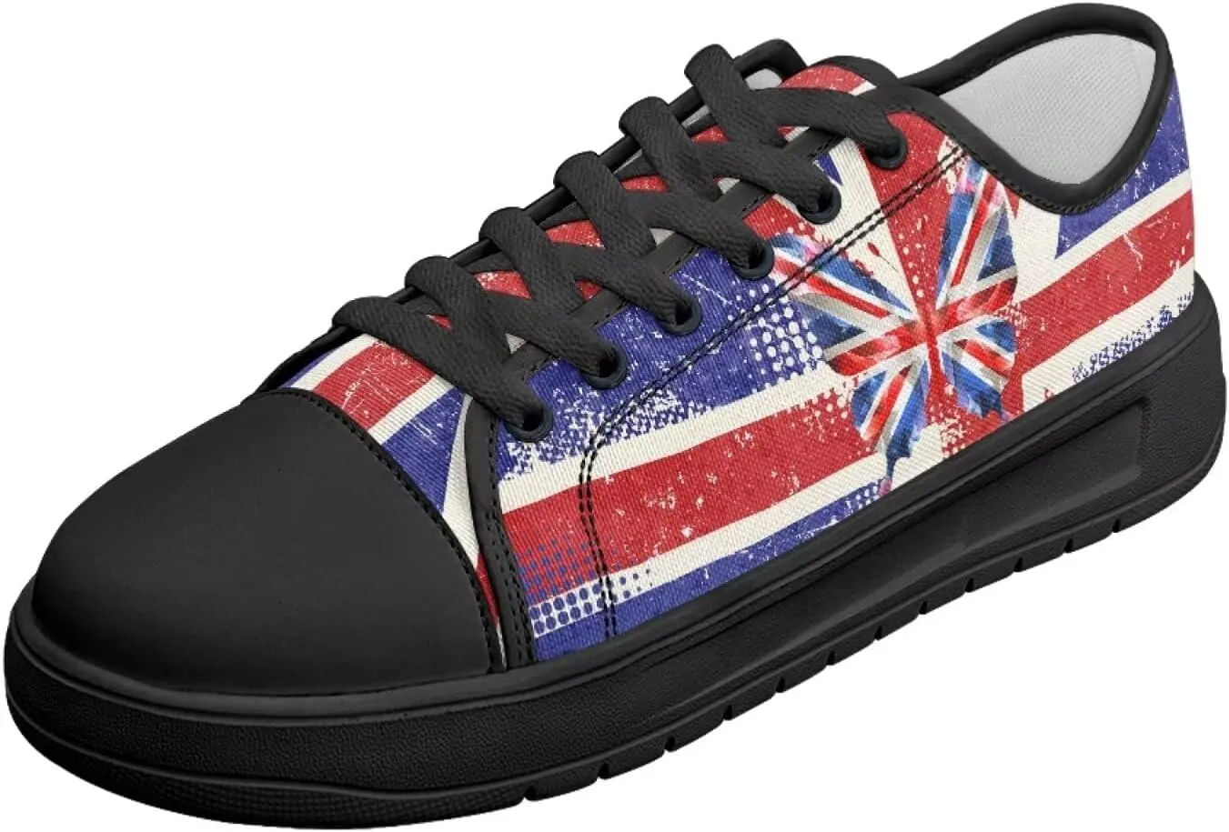 Canvas Shoes for Women Platform Sneakers Slip on Lace-up Walking Flats Outdoor Lightweight Tennis Shoe