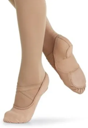 Capezio: Ballet Shoe, Split-Sole, Canvas, Hanami (#2037C/2037W) Light Suntan