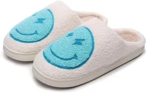 Cartoon Slippers for Womens Mens Cute Cozy Plush Warm Slip-on House Shoes for Indoor and Outdoor Meet Me at Midnight Strawberry Mushroom Evil Eyes Love Heart Slippers