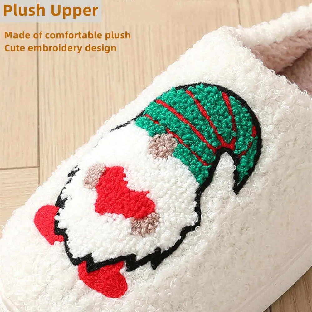 Cartoon Slippers for Womens Mens Cute Cozy Plush Warm Slip-on House Shoes for Indoor and Outdoor Meet Me at Midnight Strawberry Mushroom Evil Eyes Love Heart Slippers