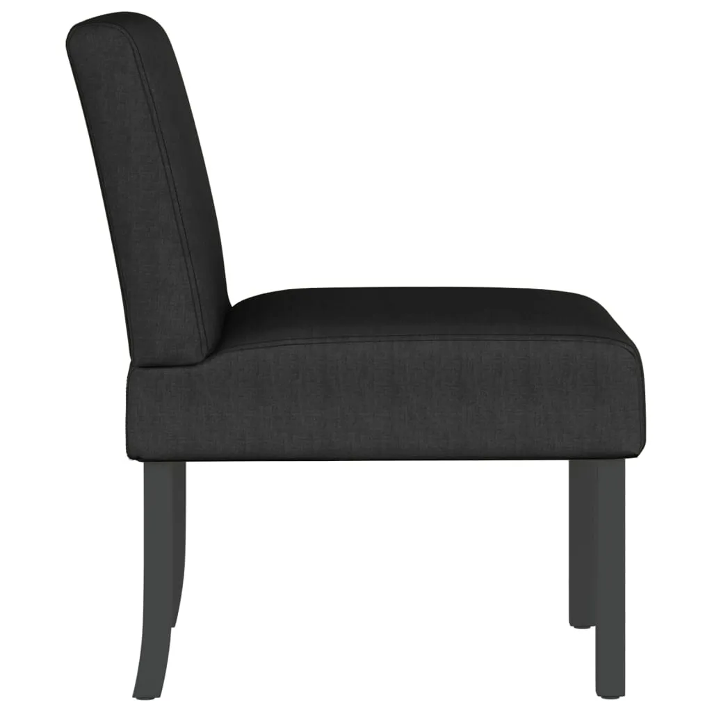 Chair Accent Sofa Slipper Chair with Wood Legs for Living Room Fabric