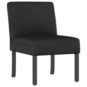 Chair Accent Sofa Slipper Chair with Wood Legs for Living Room Fabric