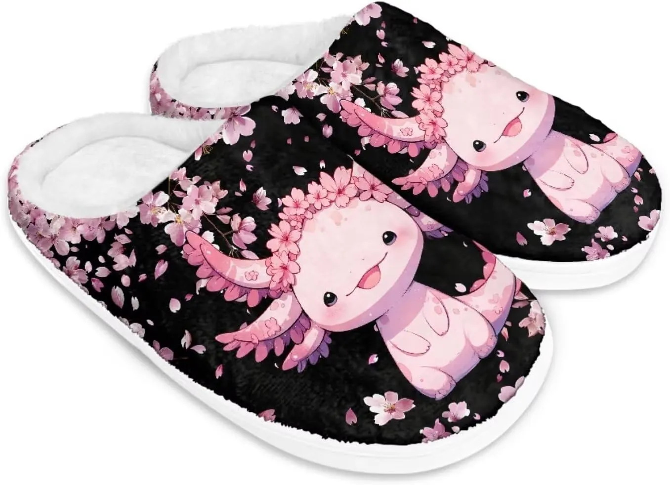 chaqlin House Slippers for Women Fuzzy Sandals Thick Sole Memory Foam Furry Lightweight Winter Outdoor Slip Resistant Causal Fuzzy Slipper Shoes