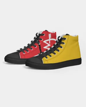 Cheeto black Men's Hightop Canvas Shoe - Black