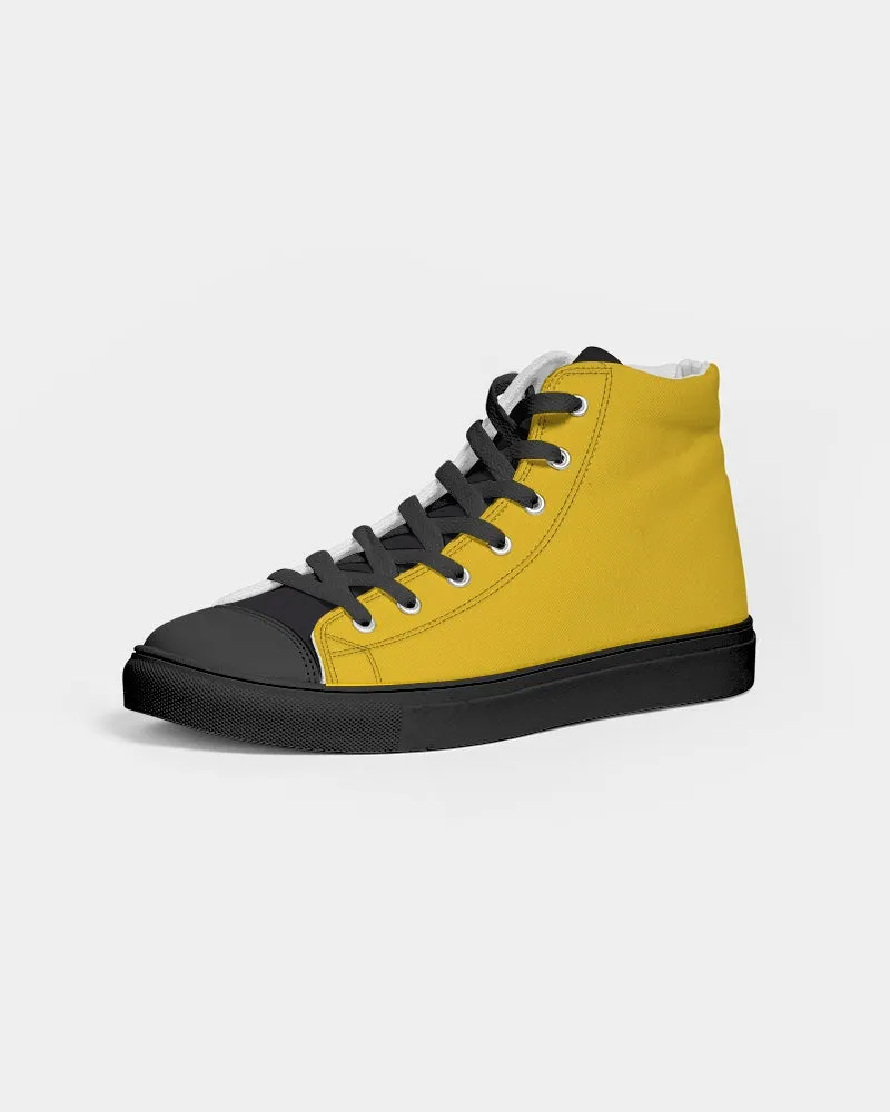 Cheeto black Men's Hightop Canvas Shoe - Black