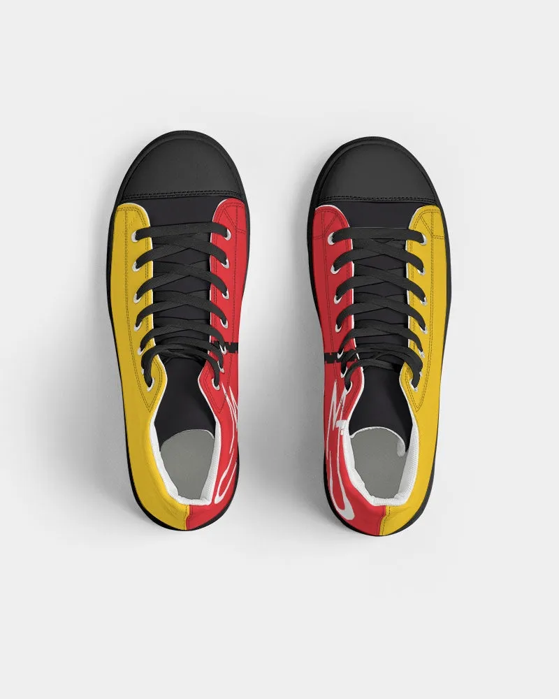 Cheeto black Men's Hightop Canvas Shoe - Black