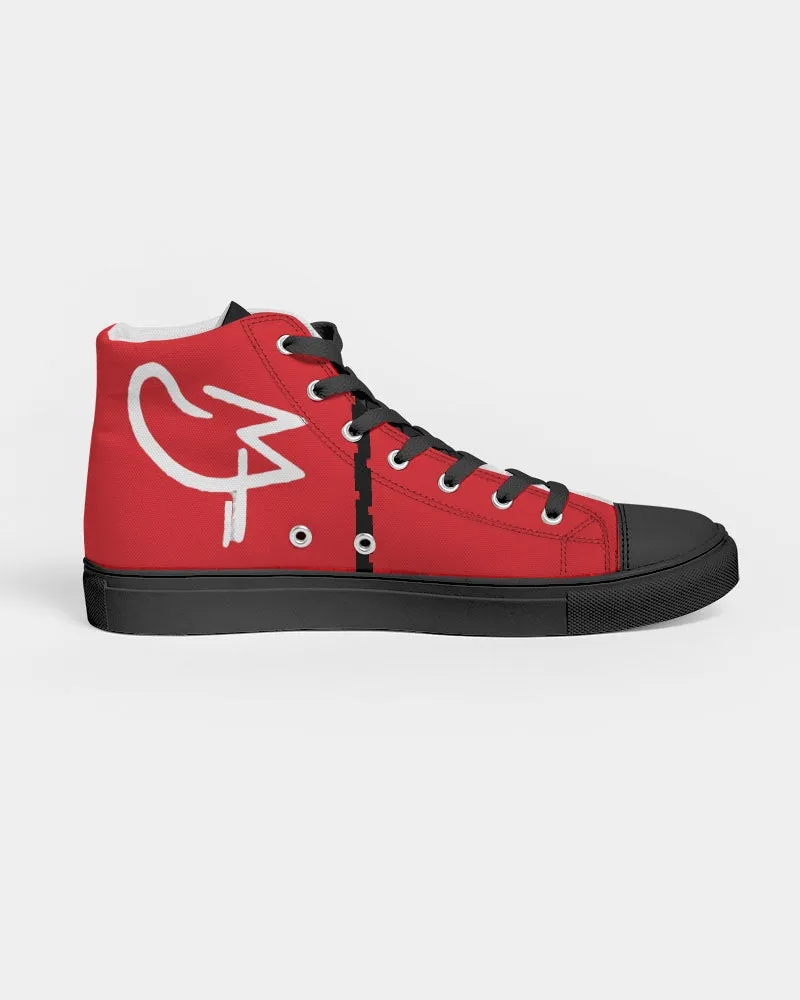 Cheeto black Men's Hightop Canvas Shoe - Black