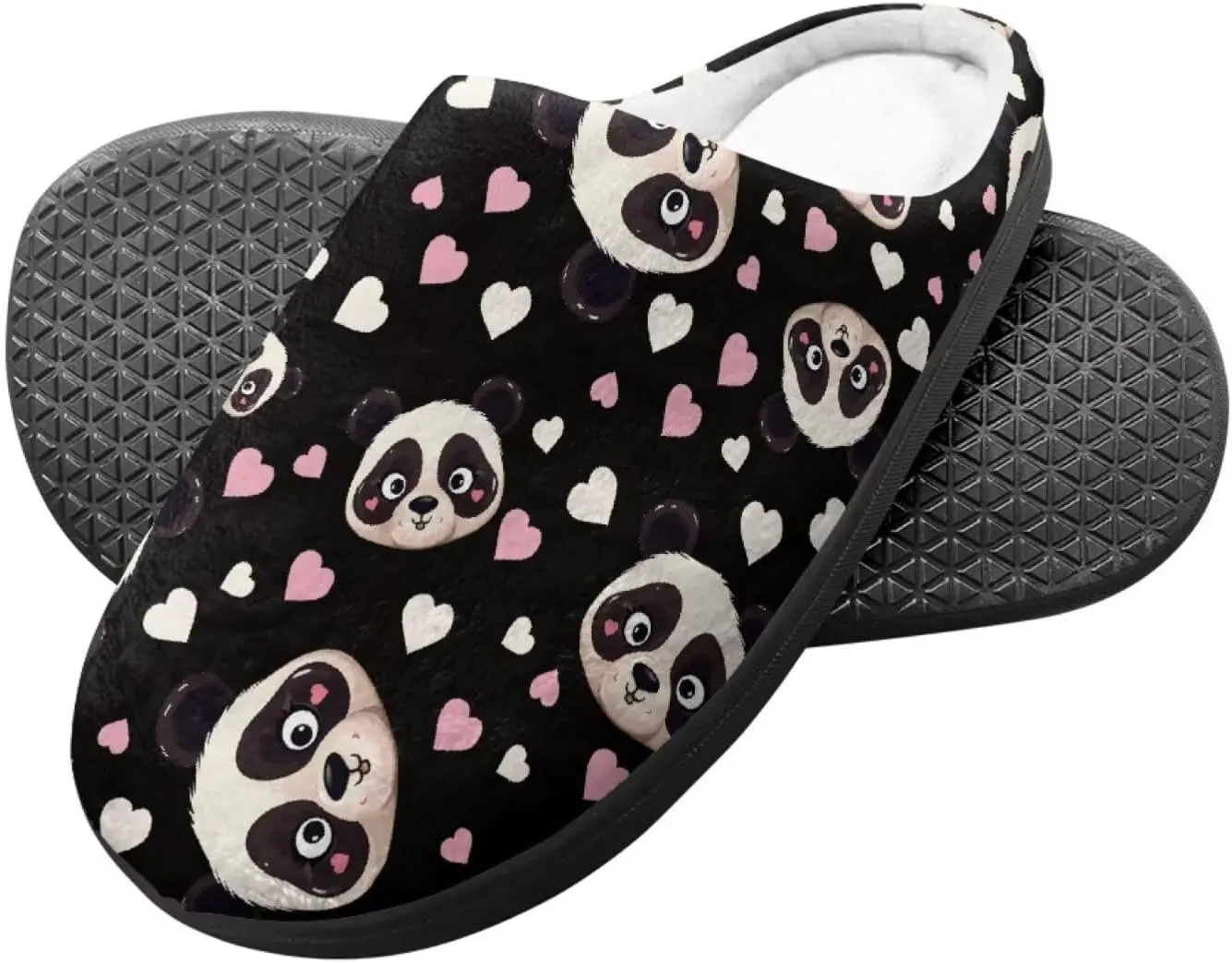 Child Plush Slip on House Slipper Plush Cozy Warm Slippers for Boys Girls