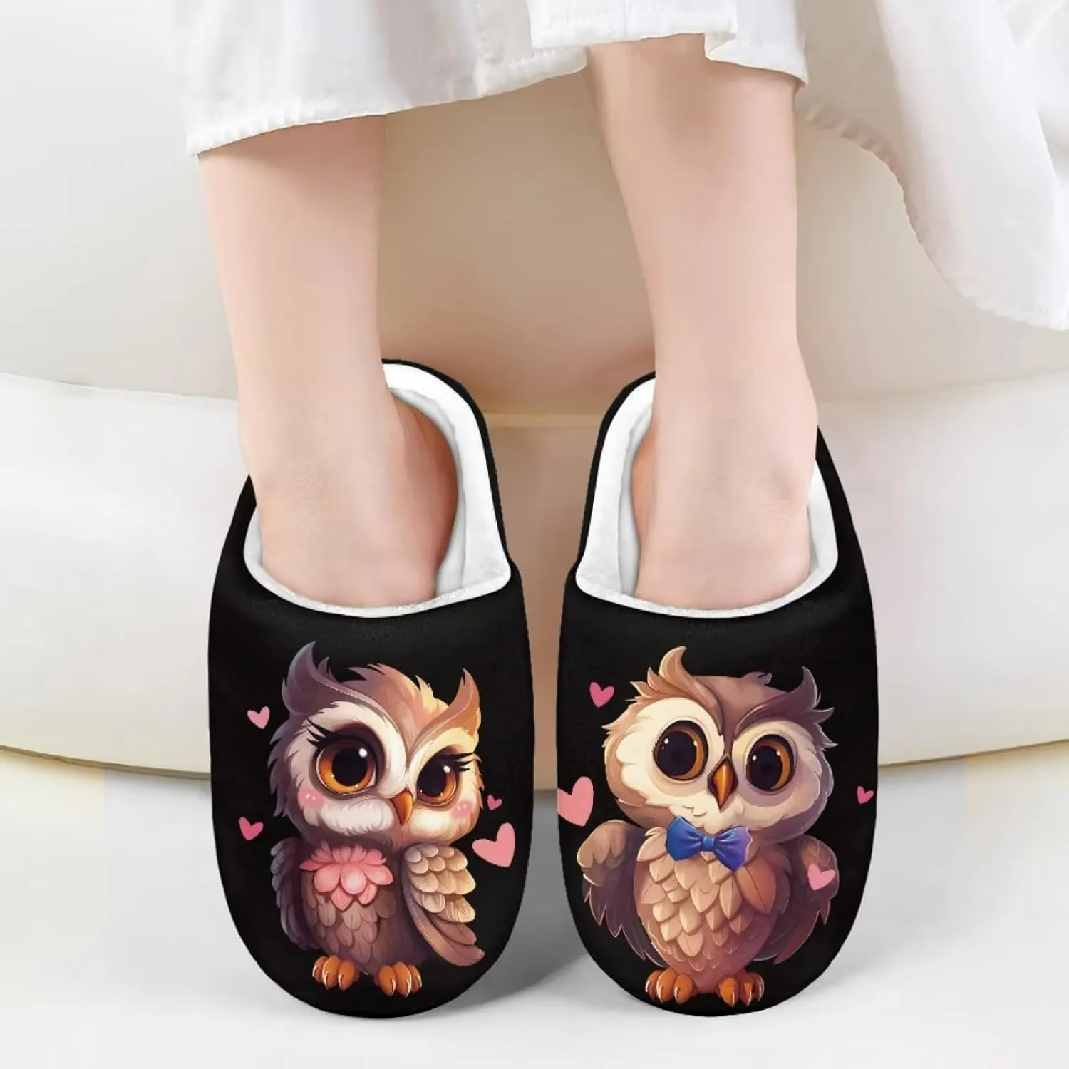 Child Plush Slip on House Slipper Plush Cozy Warm Slippers for Boys Girls