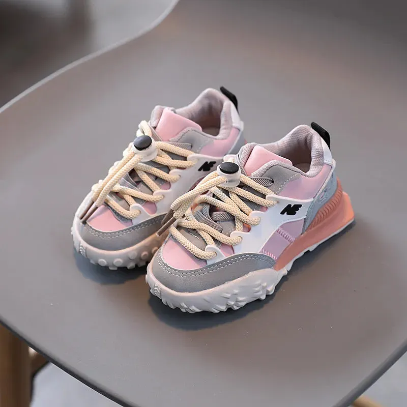 Children Spring Autumn Breathable Comfortable Running Shoes