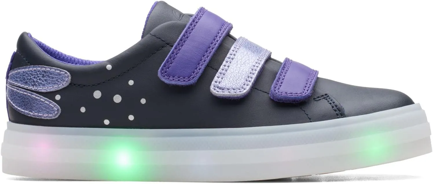 Clarks Flare Fly K, Girls Sneakers