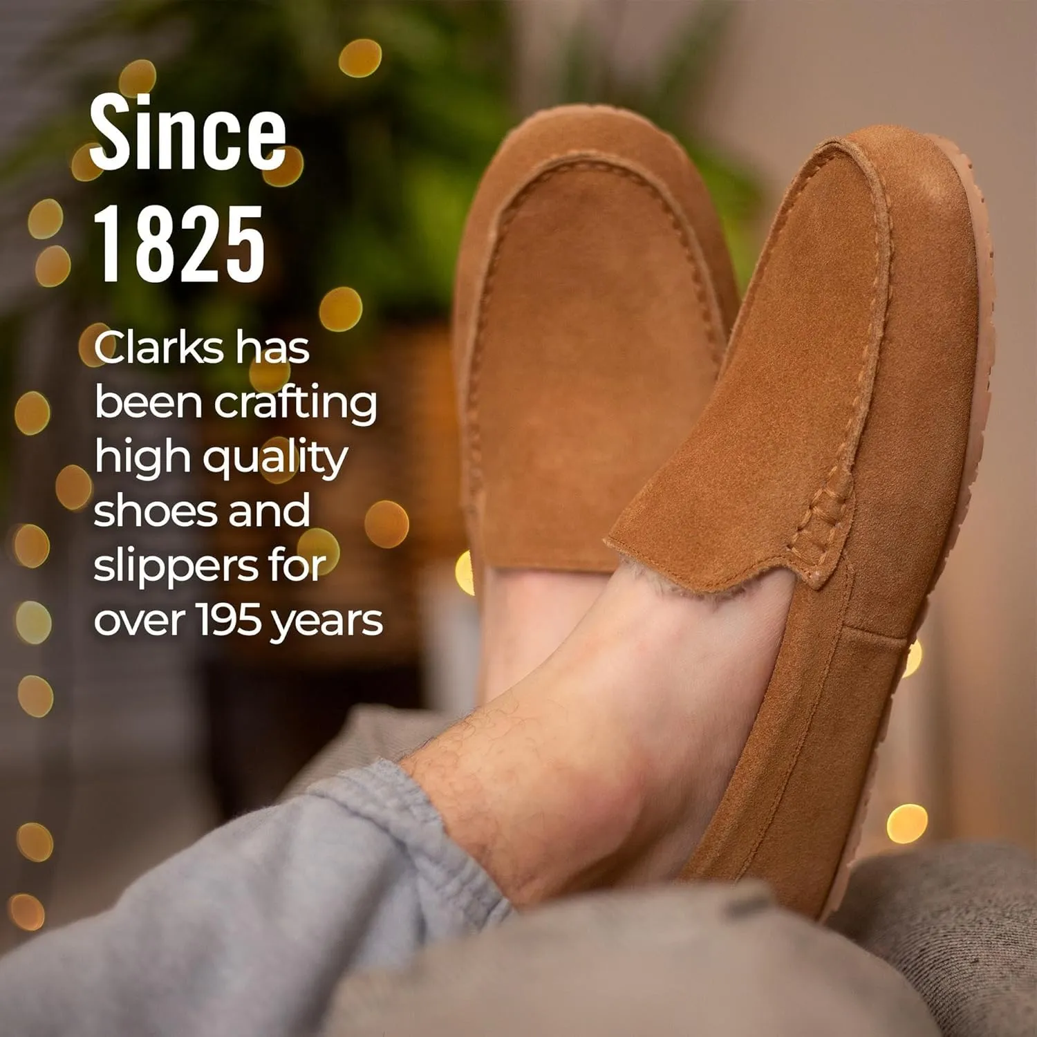 Clarks Men's, Plush Fur Venetian Slipper