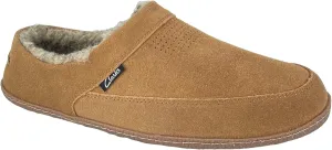 Clarks Mens Slipper Perforated Suede Leather Upper JMS0721 - Warm Plush Sherpa Lining - Indoor Outdoor House Slippers For Men (11 M US, Cinnamon)