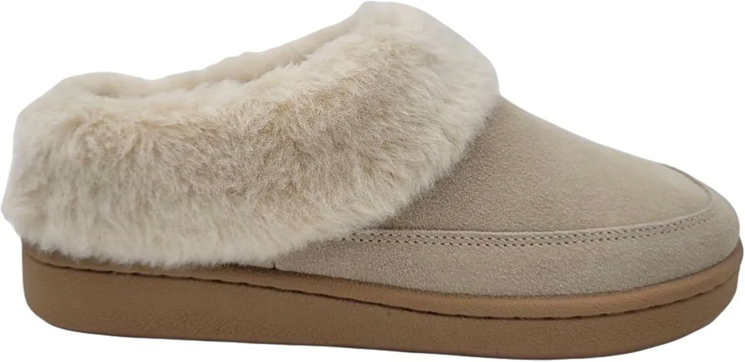 Clarks Women's, Faux Fur Lined Slipper Clog