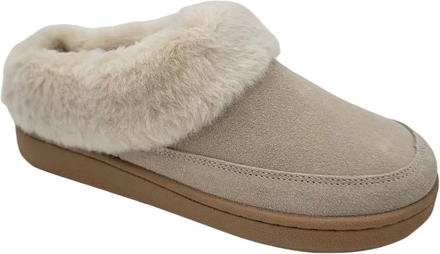 Clarks Women's, Faux Fur Lined Slipper Clog