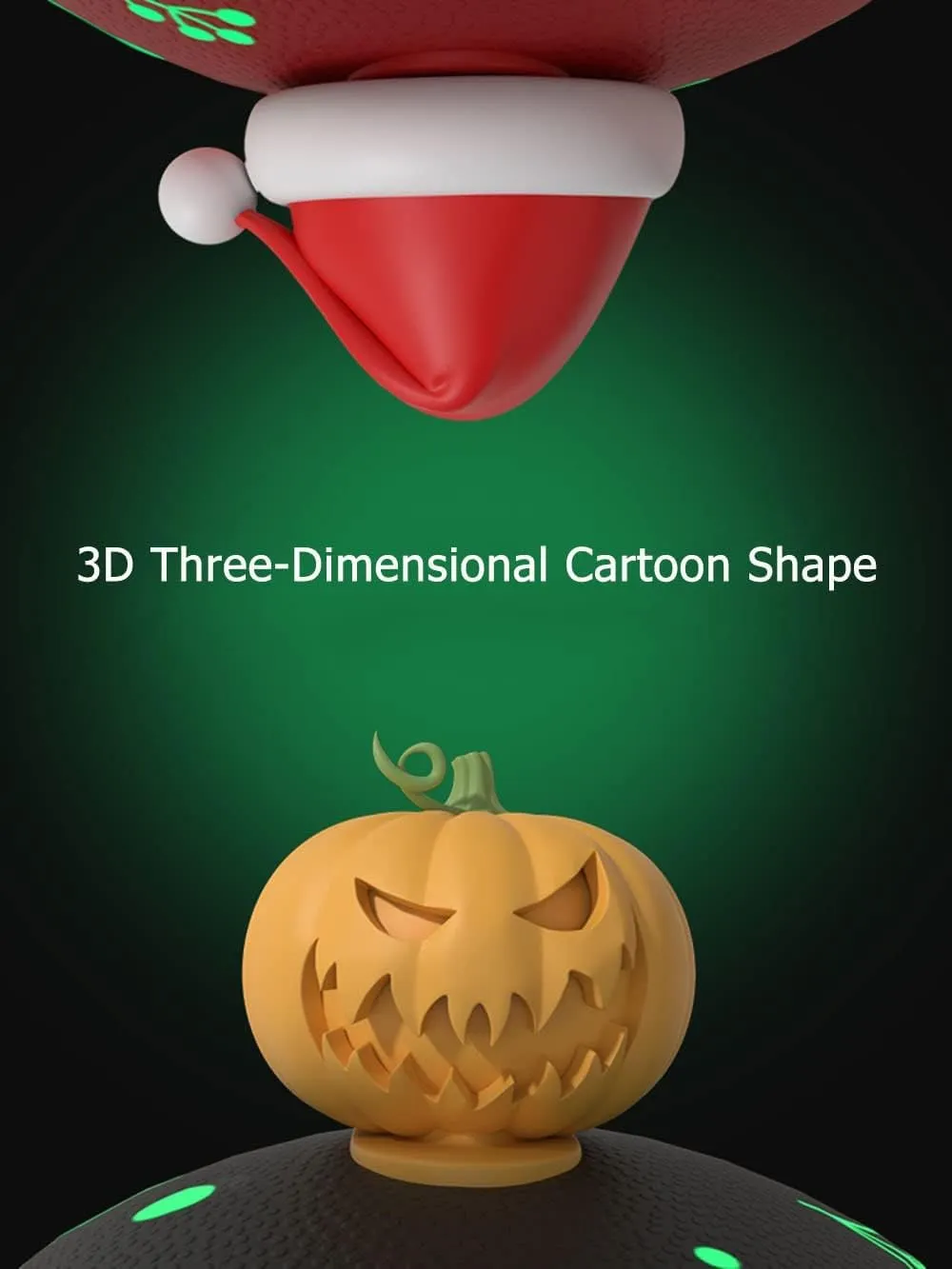 Cloudy Shark Slides, Halloween Christmas Shark Slippers, 3D Cartoon Spooky Shark Slides Glow in the Dark for Men Women