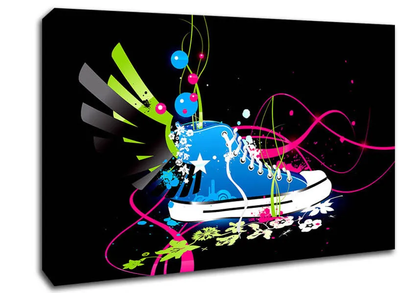 Colourful Converse Shoe