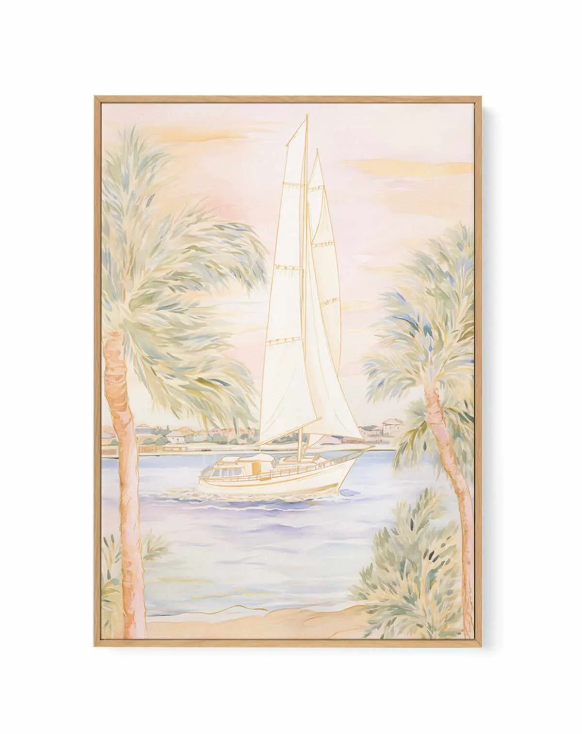 Come Sail Away | Framed Canvas Art Print