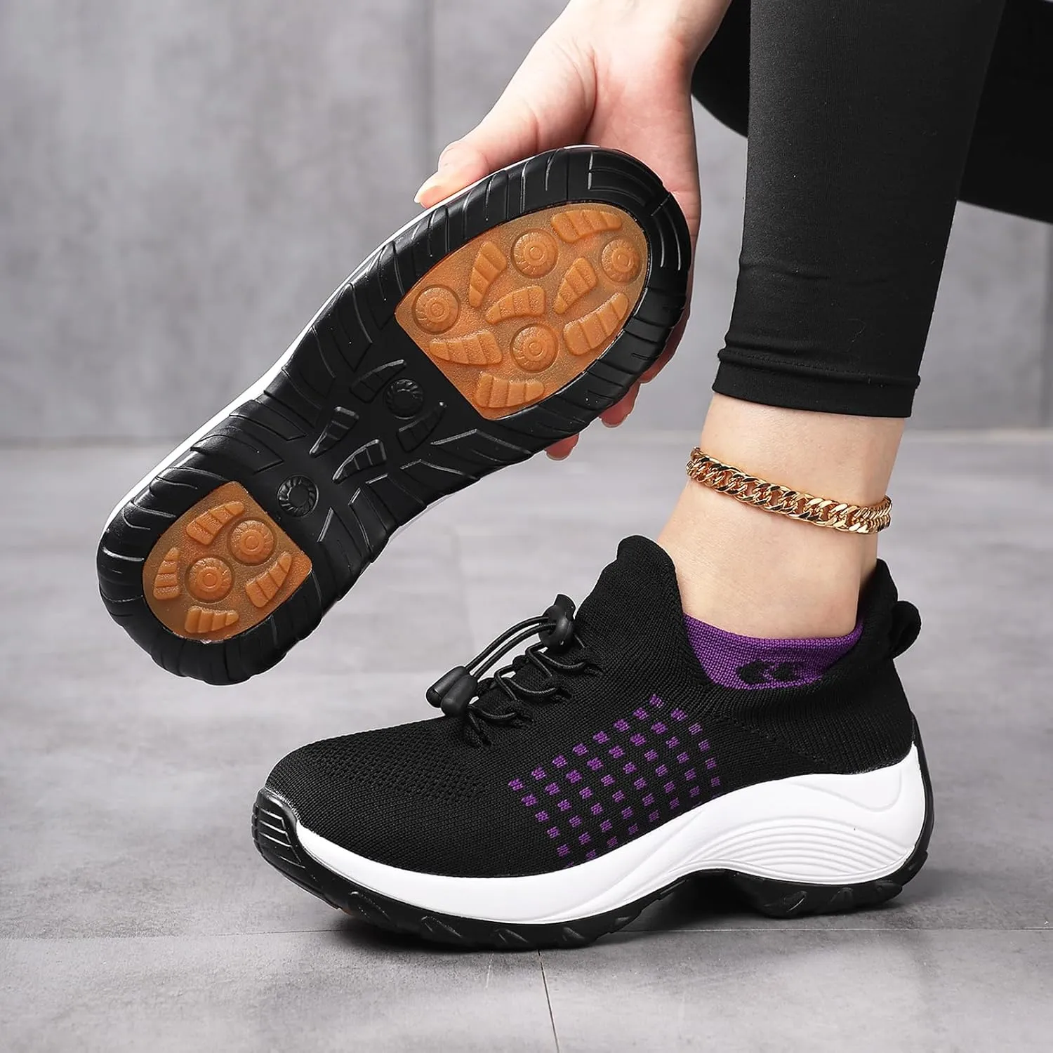 Comfort Orthowear Shoes for Women Men Orthopedic Tennis Shoe Waterproof Comfortable Walking Shoes for Women with Plantar Fasciitis Air Cushion Ortho Breathable Stretch Cushion Orthopedic Sneakers