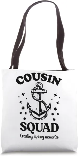Cousin Squad 2024 Creating lifelong memories Matching Group Tote Bag
