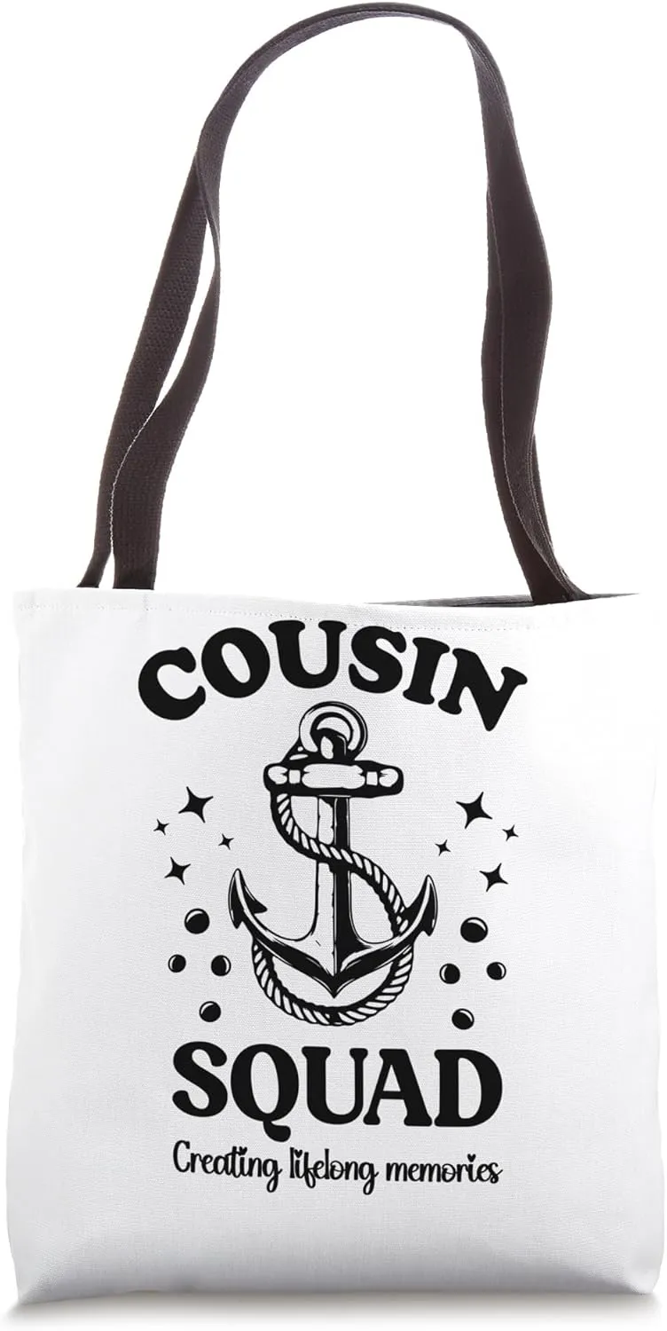 Cousin Squad 2024 Creating lifelong memories Matching Group Tote Bag