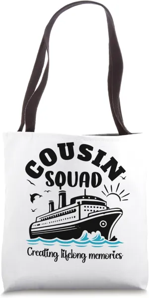 Cousin Squad 2024 Creating lifelong memories Matching Group Tote Bag